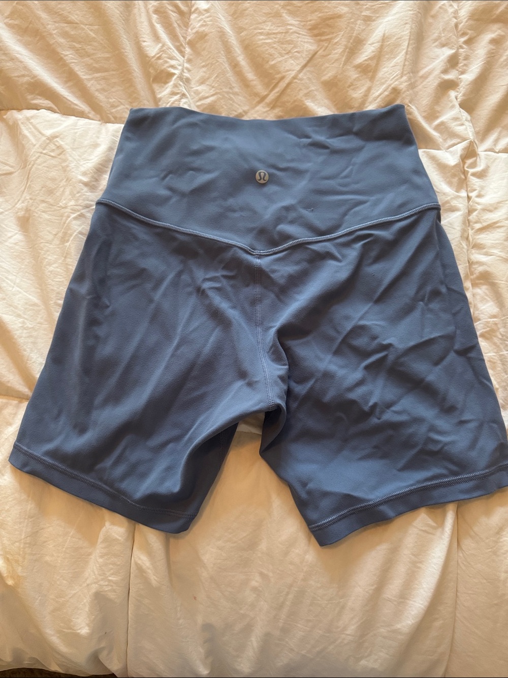 lululemon athletica High-Rise Bike Shorts in Dusty Blue